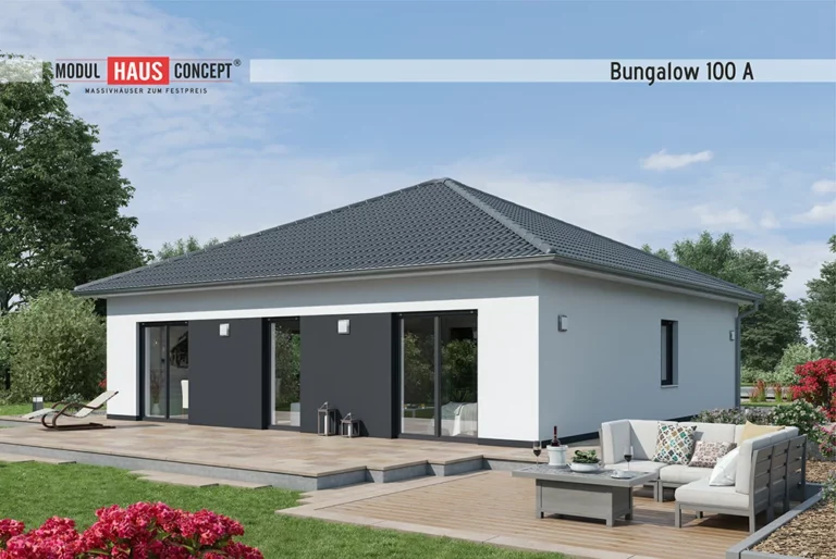 Modul Hausconcept GmbH - Bungalow 100 Variante A