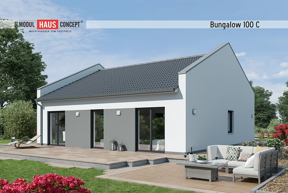 Modul Hausconcept GmbH - Bungalow 100 Variante C