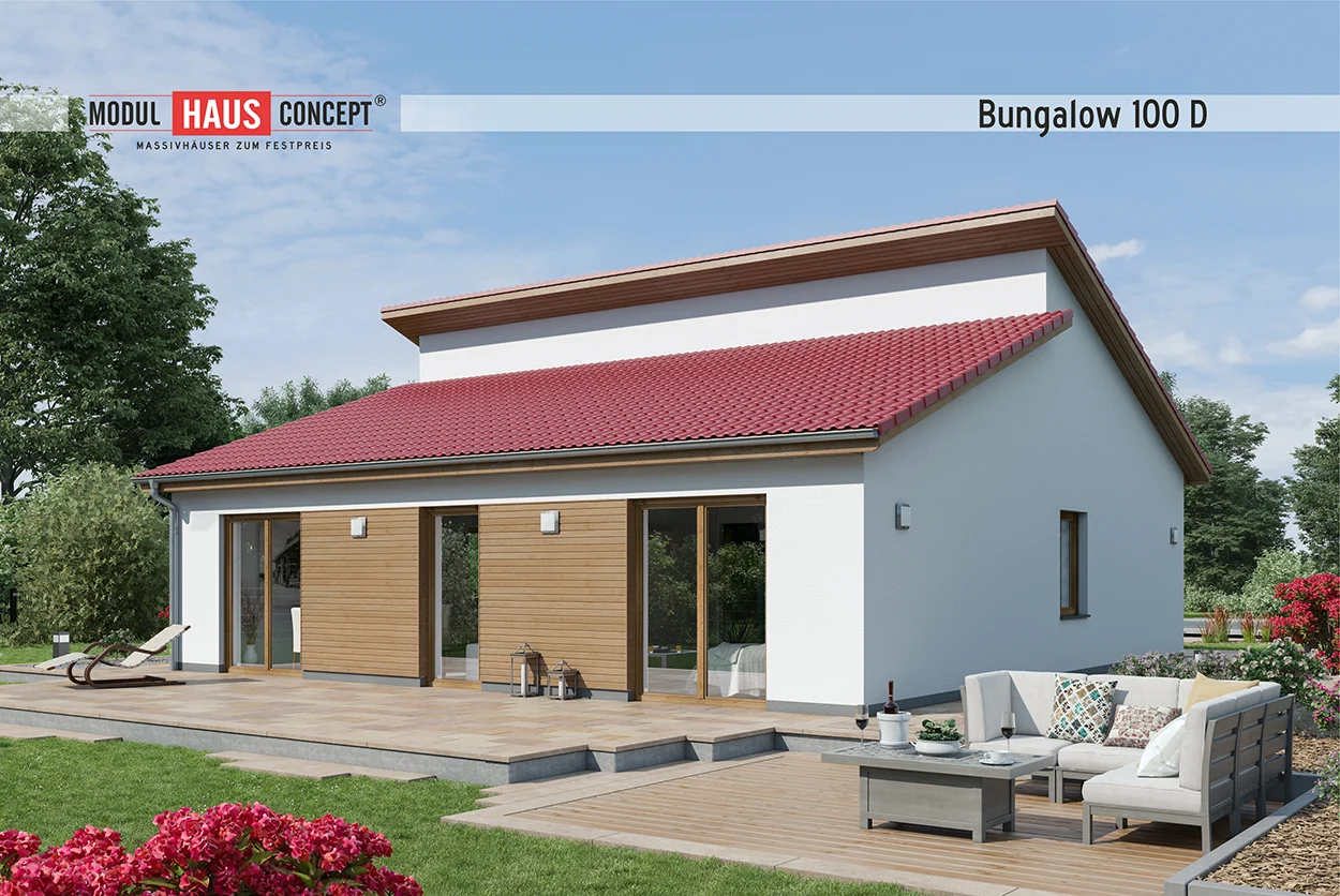 Modul Hausconcept GmbH - Bungalow 100 Variante D