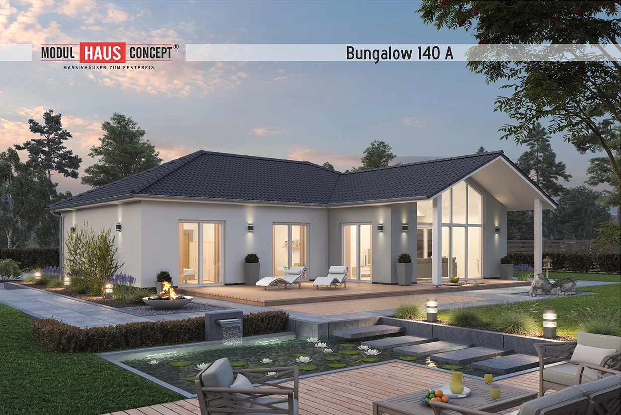Modul Hausconcept GmbH - Bungalow 140 A