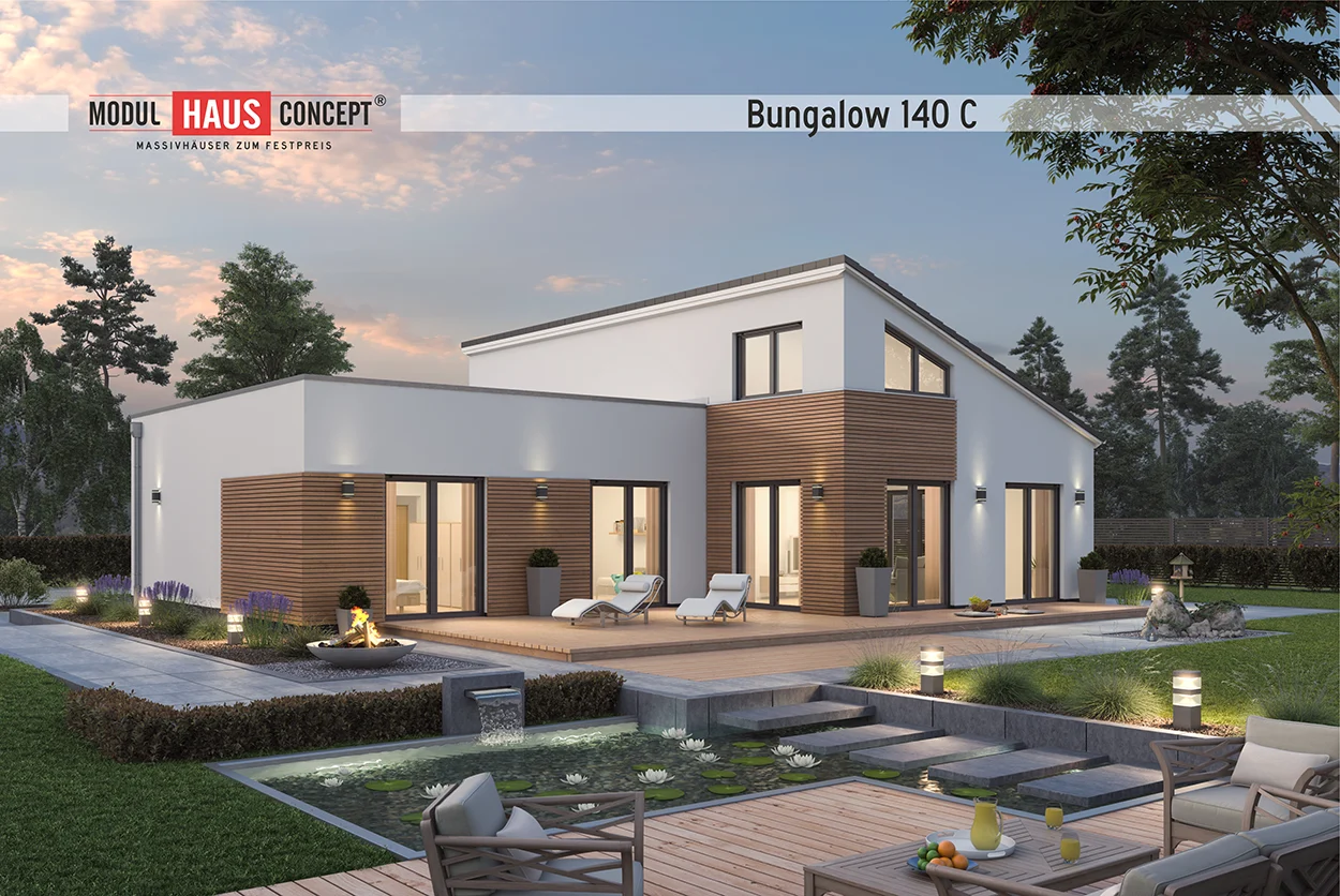 Modul Hausconcept GmbH - Bungalow 140 C