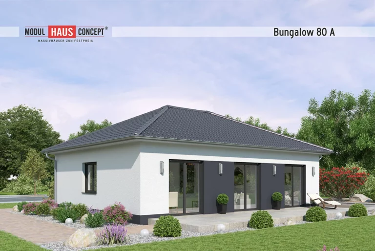 Modul Hausconcept GmbH - Bungalow 80 A