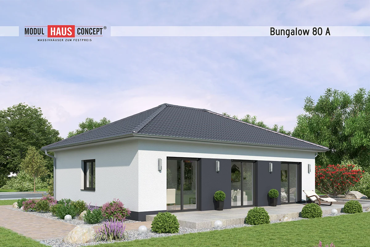 Modul Hausconcept GmbH - Bungalow 80 A