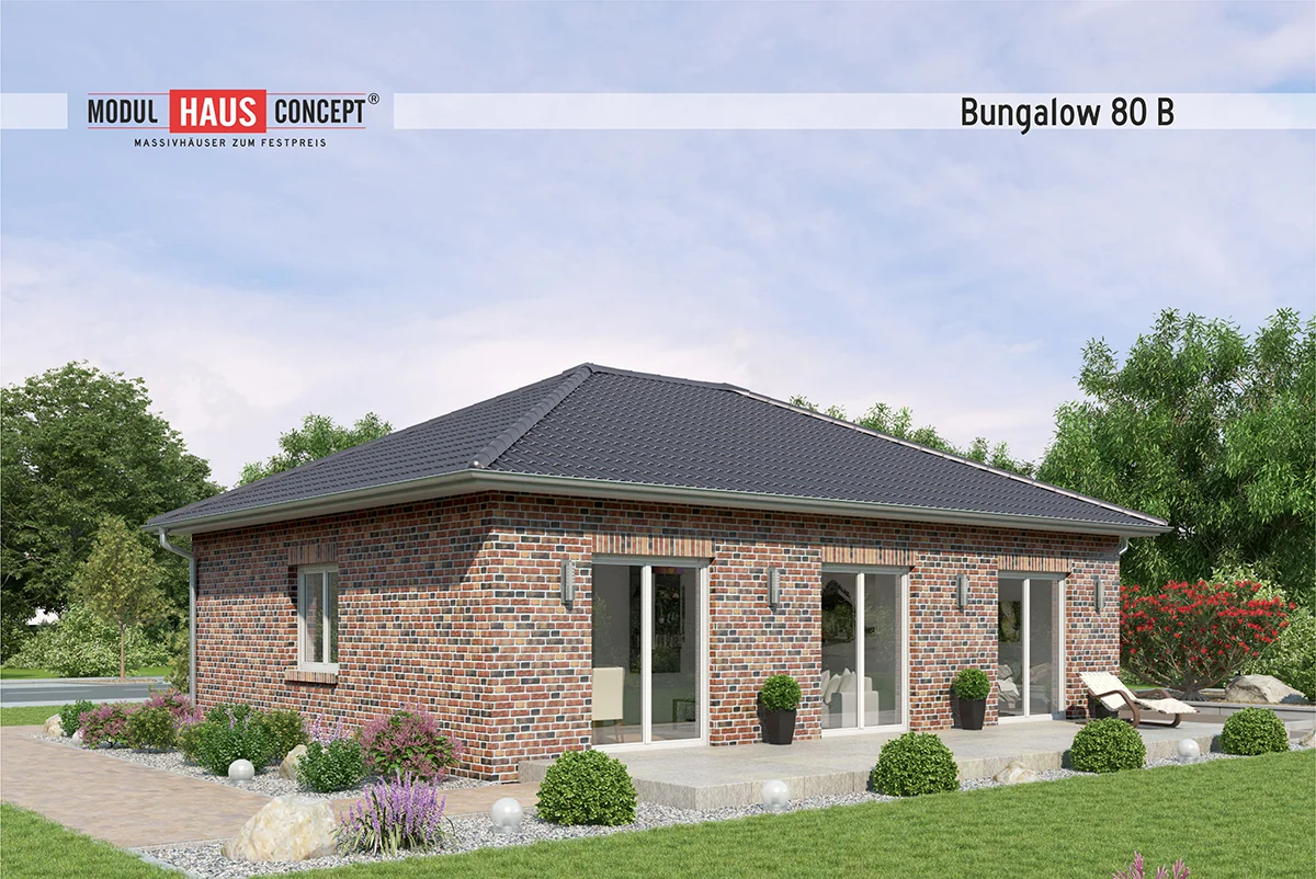 Modul Hausconcept GmbH - Bungalow 80 B