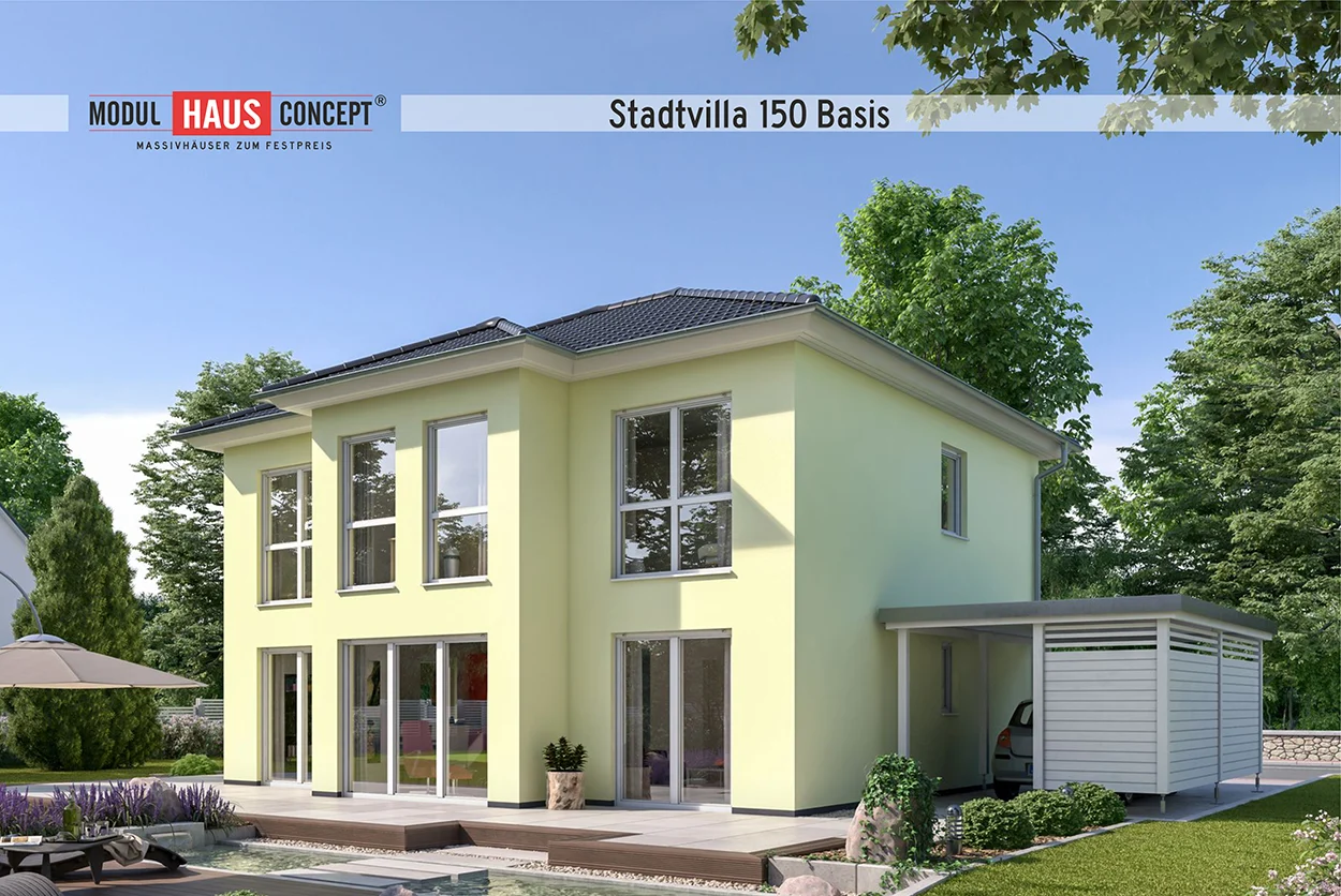 Modul Hausconcept GmbH - Stadtvilla 150 Garten