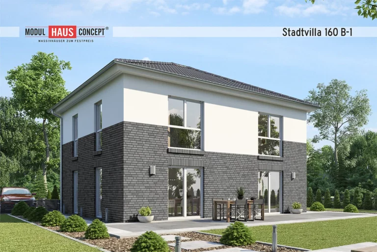Modul Hausconcept GmbH - Stadtvilla 160 B1