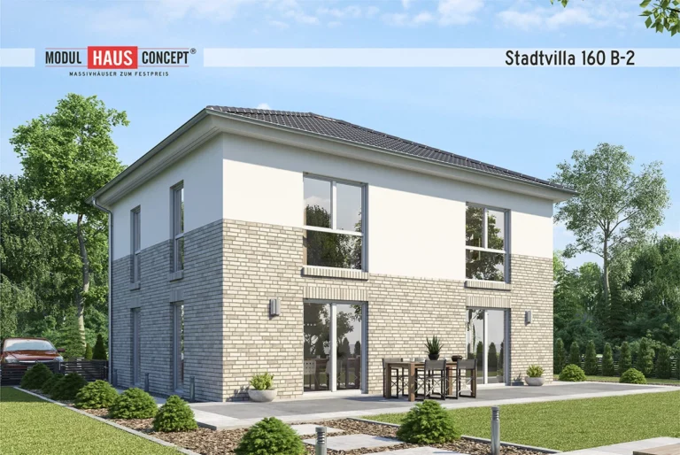 Modul Hausconcept GmbH - Stadtvilla 160 B2