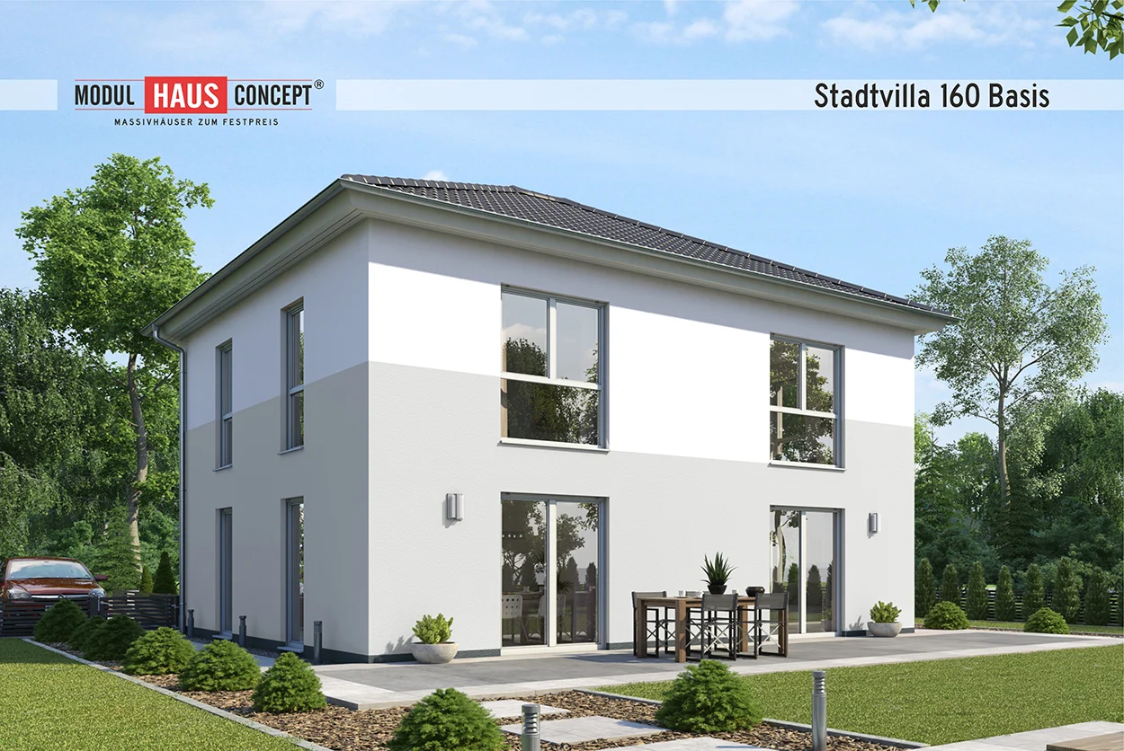 Modul Hausconcept GmbH - Stadtvilla 160 Garten