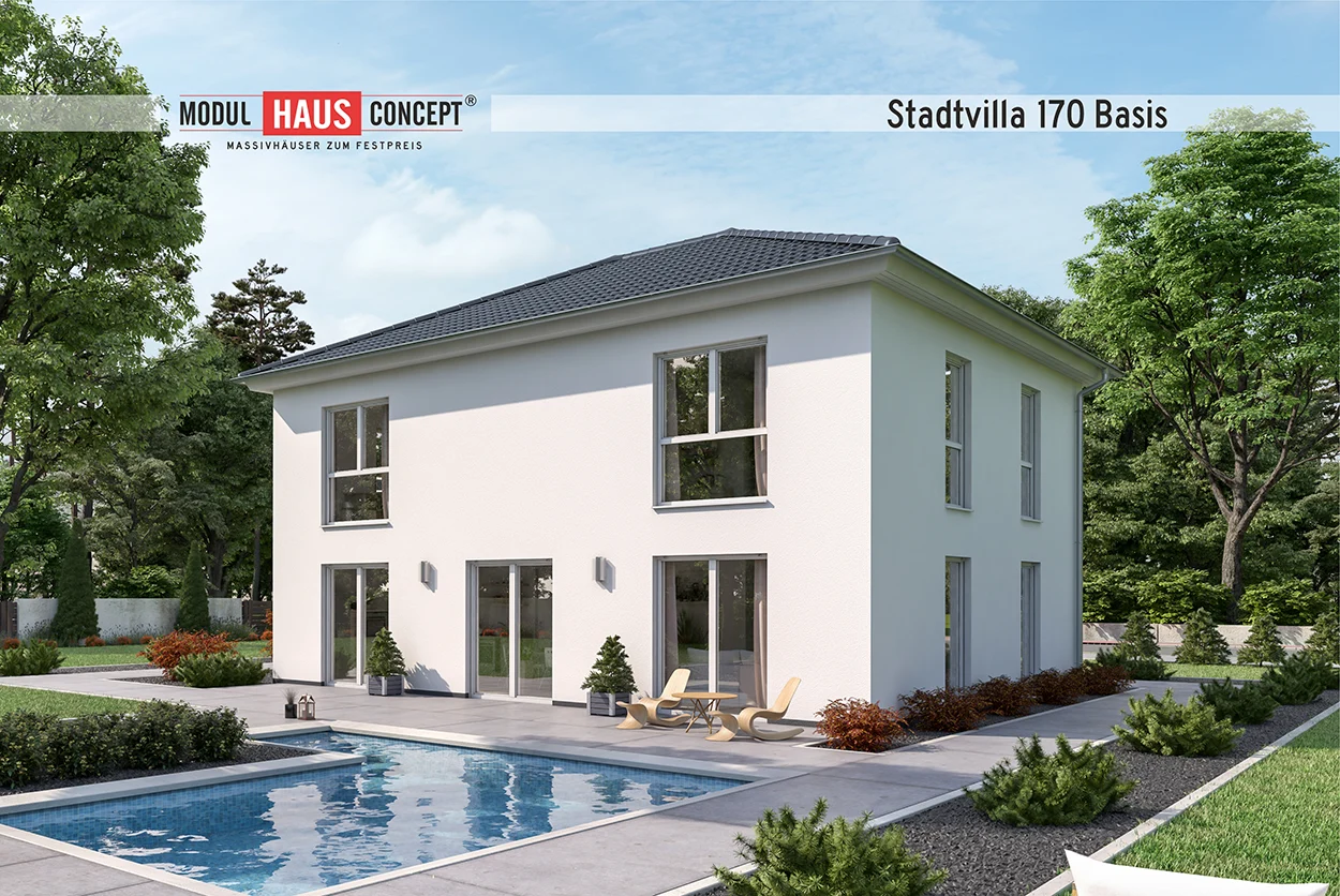 Modul Hausconcept GmbH - Stadtvilla 170 Garten