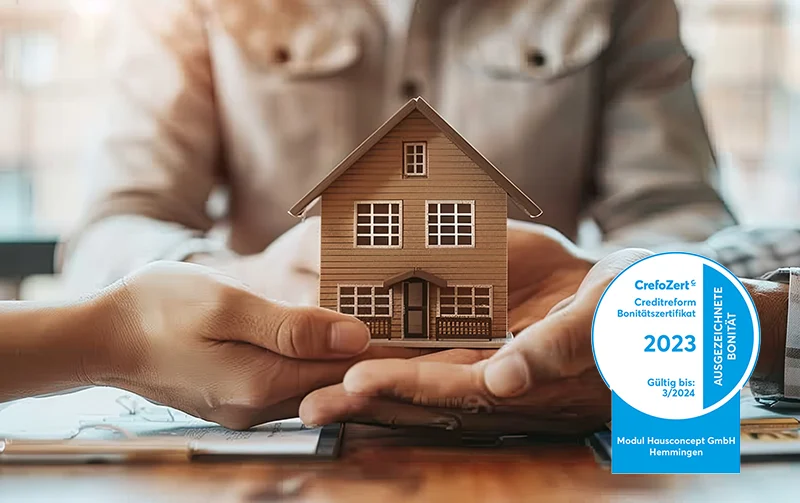 Bonitäts-Garantie, Haus, Schutz, Hände, Teaser